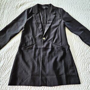 Have Black 3/4 Sleeve Blazer Jacket